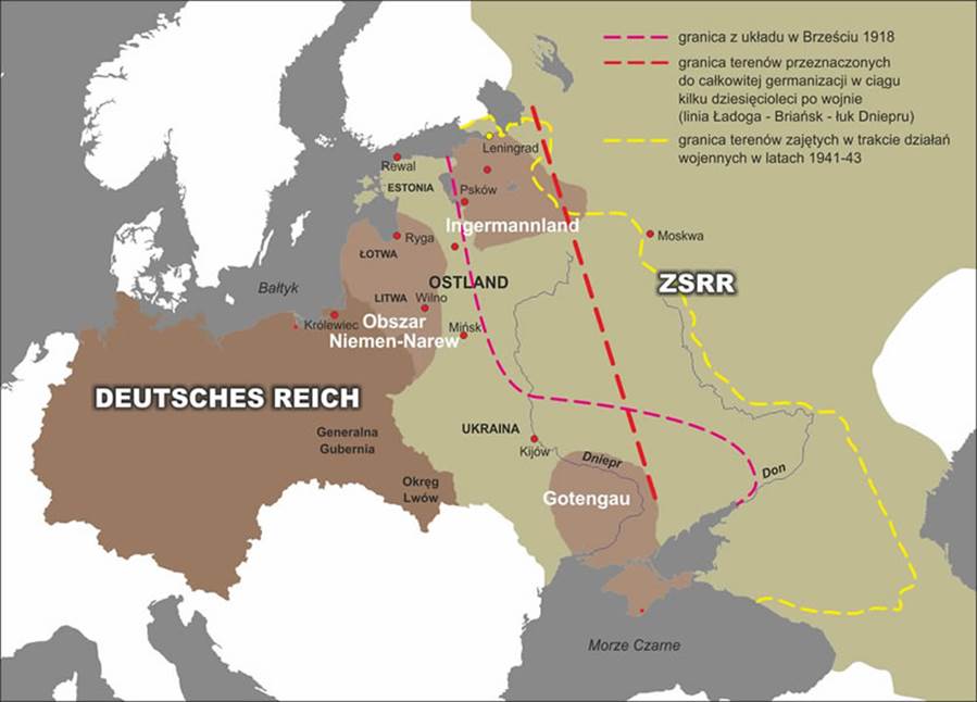 план колонизации оккупированных территорий